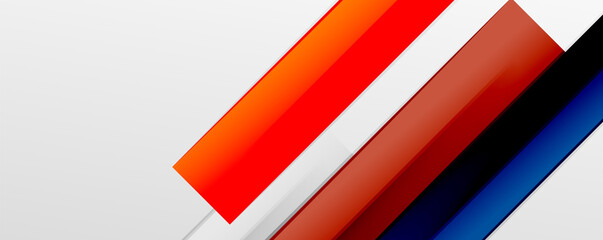 Multicolored lines background. Design template for business or technology presentations, internet posters or web brochure covers