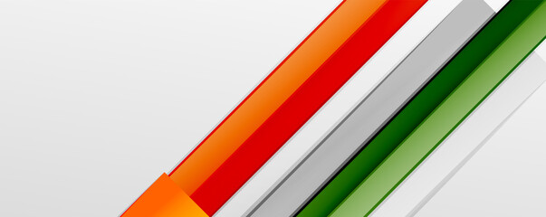 Multicolored lines background. Design template for business or technology presentations, internet posters or web brochure covers