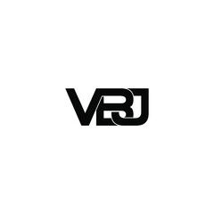 Obraz premium vbj letter original monogram logo design