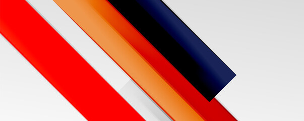 Multicolored lines background. Design template for business or technology presentations, internet posters or web brochure covers