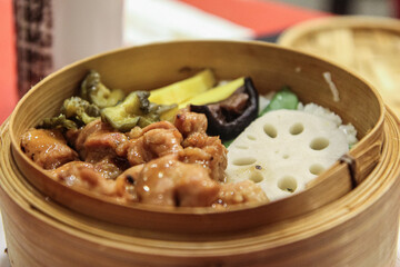 stew with rice and vegetables