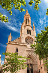 Fototapeta na wymiar La Seu Cathedral in Palma de Majorca 