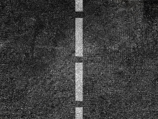 Fototapeta premium Asphalt road with dividing white line