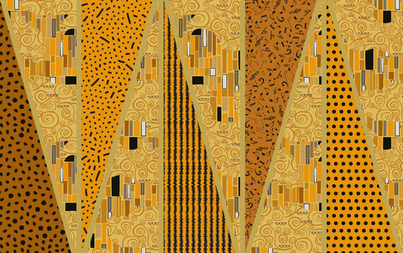 klimt background vector