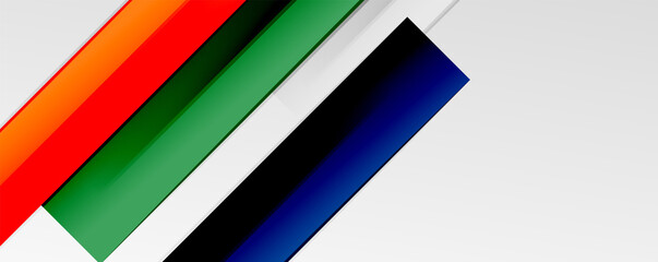 Multicolored lines background. Design template for business or technology presentations, internet posters or web brochure covers
