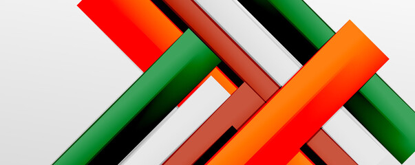 Multicolored lines background. Design template for business or technology presentations, internet posters or web brochure covers