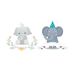 cute elephant cartoon