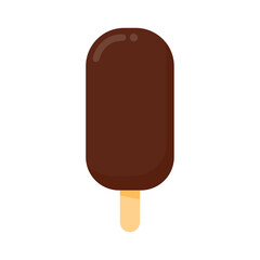 Vector ice cream. Sweet ice cream made from fruit and waffle cones. Refreshing in summer