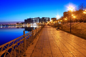 Obraz premium view of the city