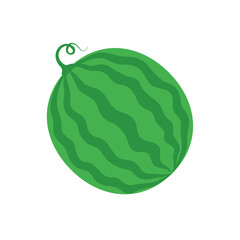 A delicious red watermelon Sweet fruit that is commonly eaten during summer for freshness.