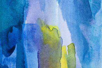 Fototapeta premium blue watercolor background