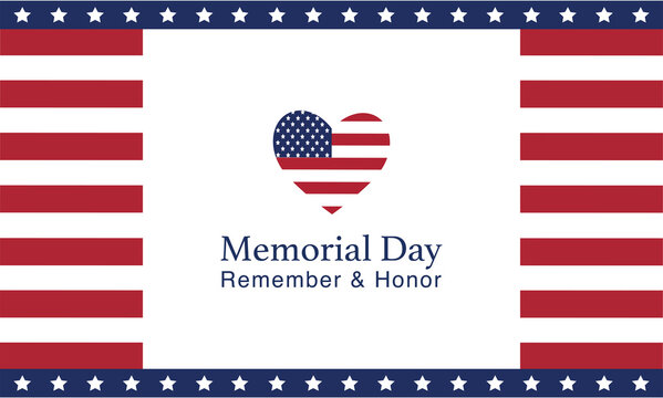 Memorial day, memorial, flag, USA, us, America, star, red, blue, stars, paint, illustration, vector, flyer, banner, 4th of July, July 4th, 4th July independence day USA, independence day USA