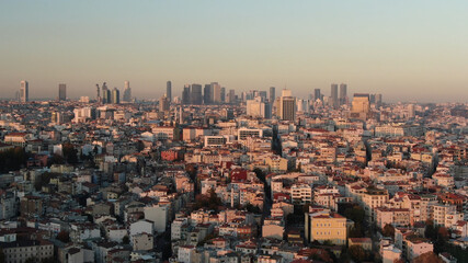aerial view of istanbul city