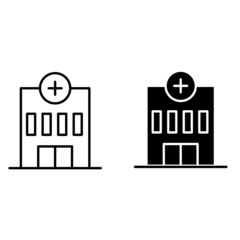 Ambulance vector icon set. Doctor illustration sign collection. resuscitation symbol or logo.