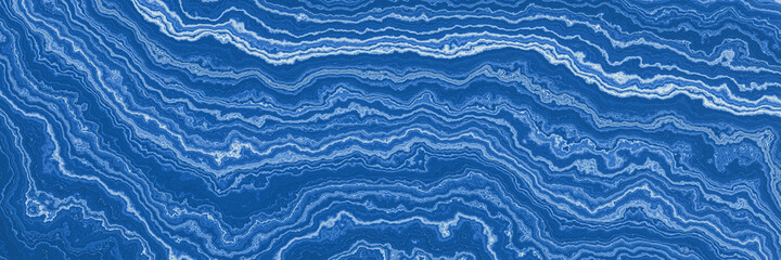 Abstract blue marbled texture background.