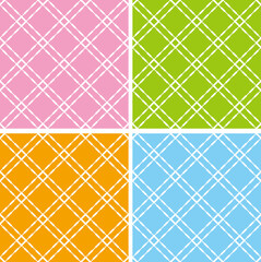 Geometric pattern images. Seamless pattern. 4-piece set. 