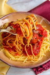 Spaghetti and Meatballs