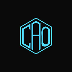 CAO polygon letter icon design on BLACK background.Creative letter
CAO-C A O  logo design. CAO initials Polygon Logo design.
