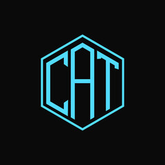 CAT polygon letter icon design on BLACK background.Creative letter
CAT-C A T  logo design. CAT initials Polygon Logo design.
