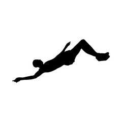 High Jumper Silhouette