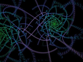 Imaginatory fractal background generated Image