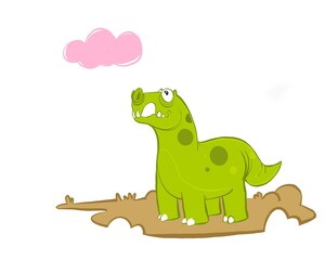 cute dinosaur cartoon
