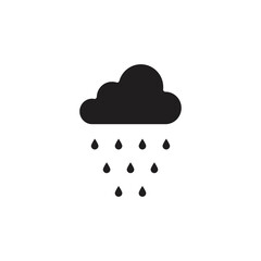 Rain icon in vector. Logotype