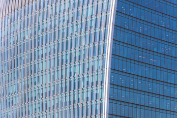 Exterior pattern of 20 Fenchurch Street, a skyscraper in city of London