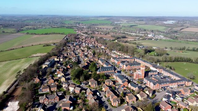 The St. Augustines area of Chartham in Kent. A housing development in the Chartham Downs.