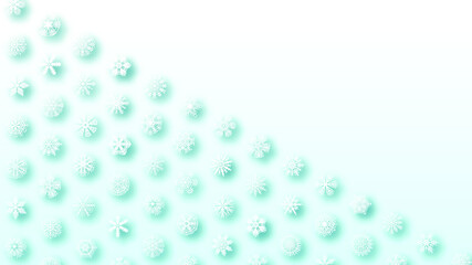 Abstract Background Winter With Snowflakes Shadows Vector Design Style Template