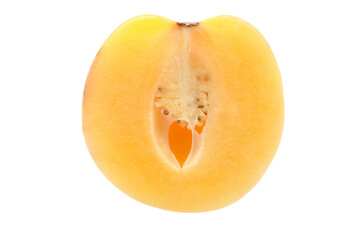 fresh Pepino fruit on white background