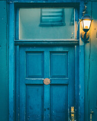 Blue Old Door
