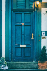 Blue Old Door