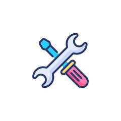 Engineering Tools icon in vector. Logotype