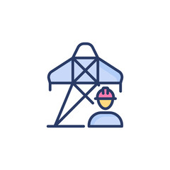 Electric Engineering icon in vector. Logotype