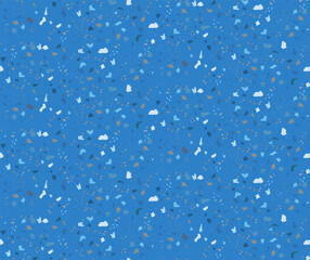 Terrazzo flooring vector seamless pattern.
