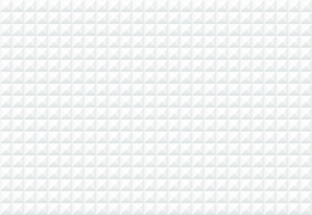 White squares background. Mosaic tiles pattern. Seamless vector illustration.