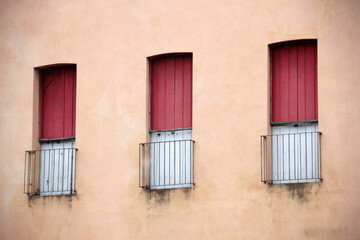 Old window in the historic center