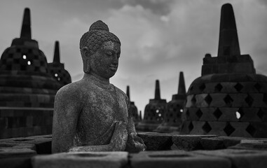 Borobudur Close-up Buddha