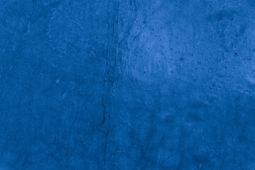 Old wall pattern texture cement blue dark abstract  blue color design are light with black gradient background.