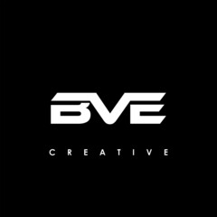 BVE Letter Initial Logo Design Template Vector Illustration