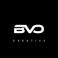 BVO Letter Initial Logo Design Template Vector Illustration