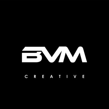 BVM Letter Initial Logo Design Template Vector Illustration