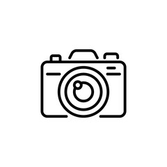Camera icon in vector. Logotype