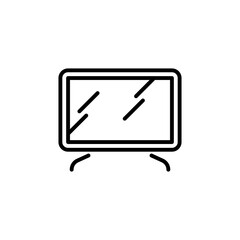 TV icon in vector. Logotype