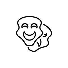 Cheater Mask icon in vector. Logotype