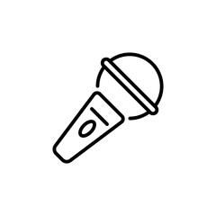 Microphone icon in vector. Logotype