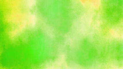 Fototapeta na wymiar 黄緑の水彩の筆の跡、背景素材、テクスチャ