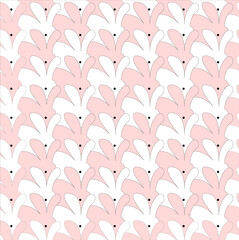 Easter bunny patterns in minimalism style