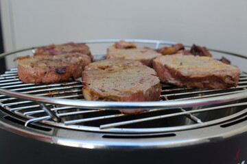 Carne a la parrilla, saludable